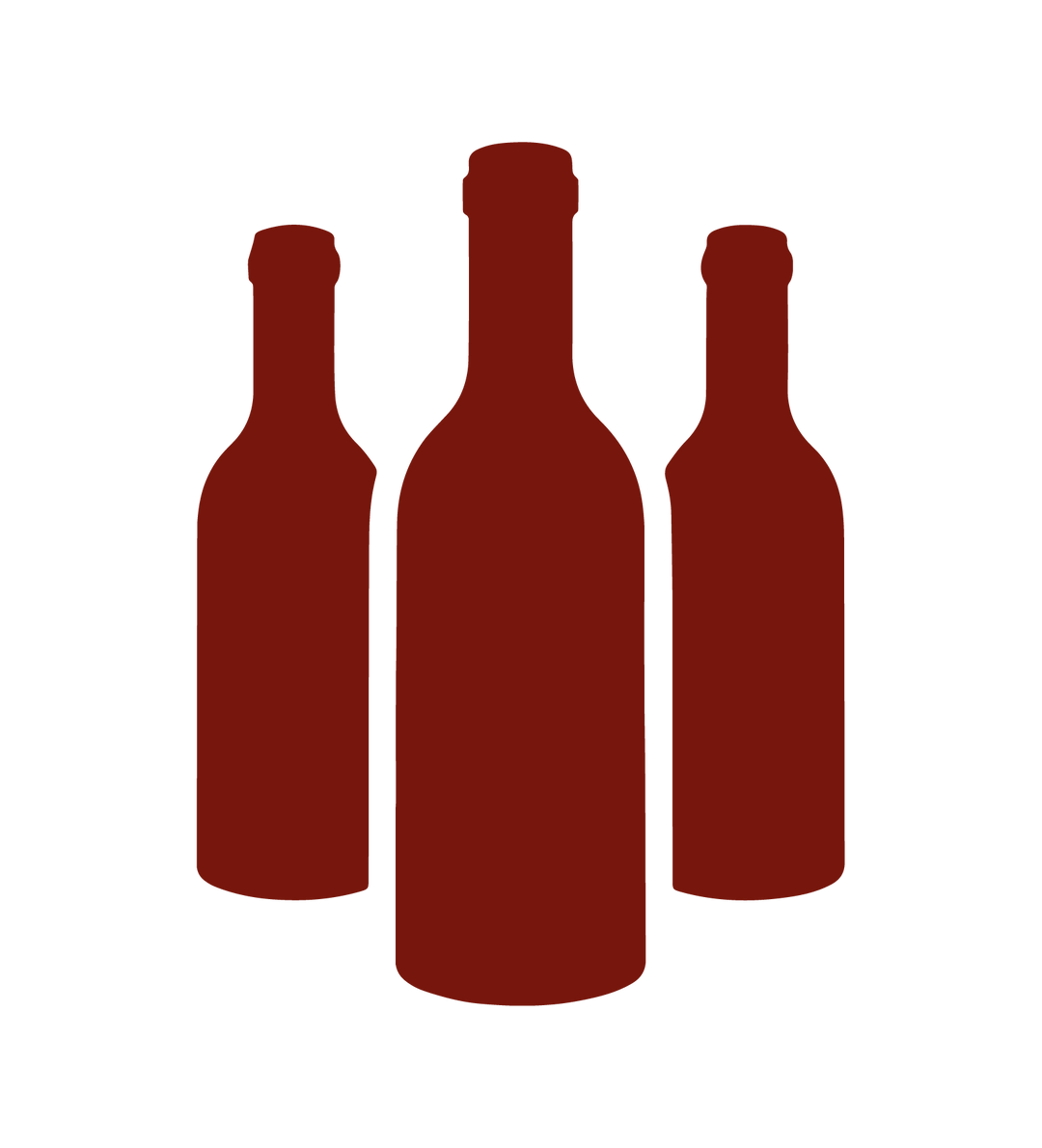 wine bottles icon