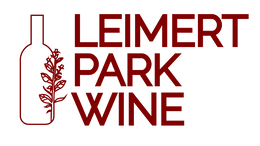Leimert Park Wine Red Logo with wine bottle